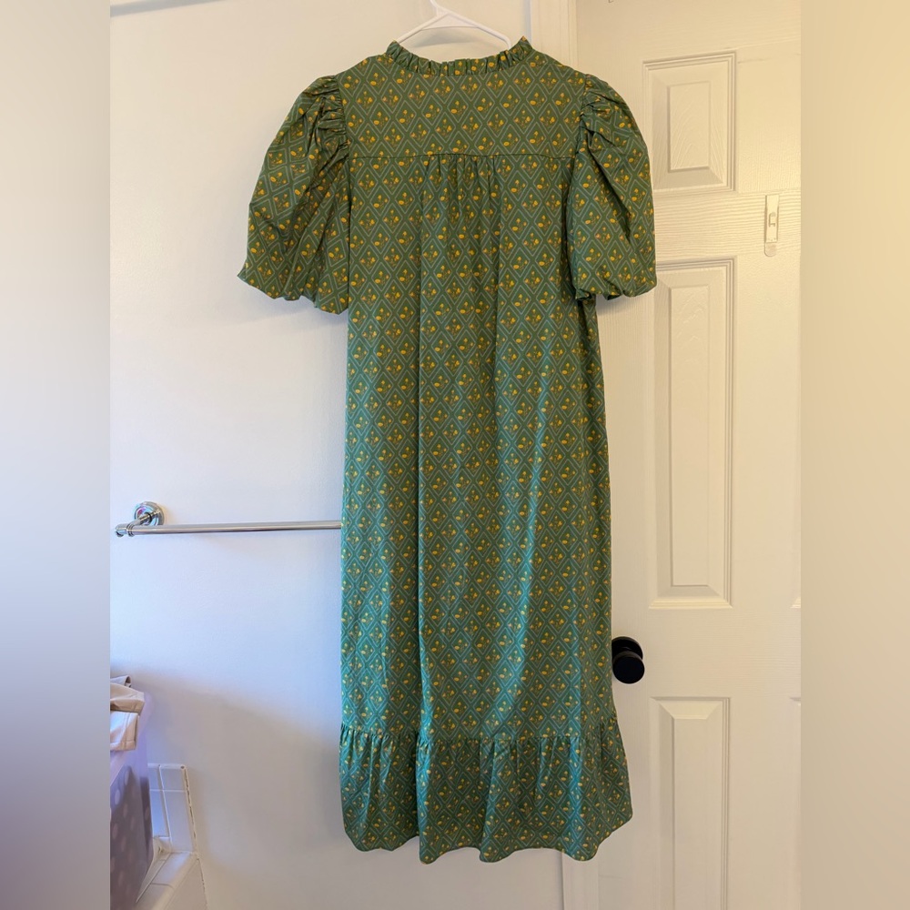 HYACINTH HOUSE Green Micro Floral Frannie Maxi - Picture 8 of 11
